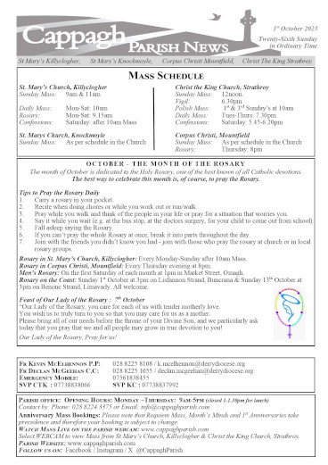 Parish Newsletter