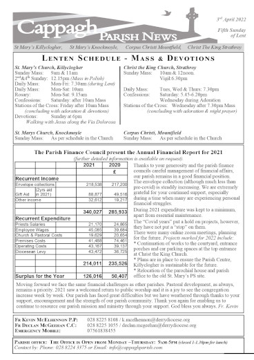 Parish Newsletter