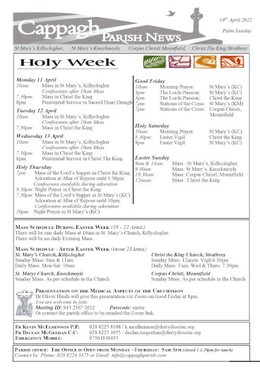 Parish Newsletter