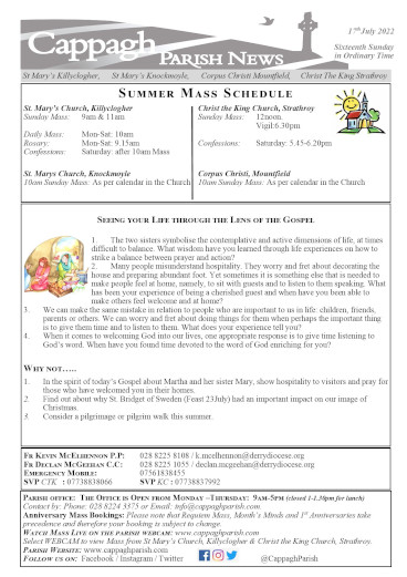 Parish Newsletter
