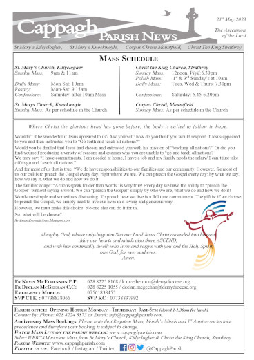 Parish Newsletter