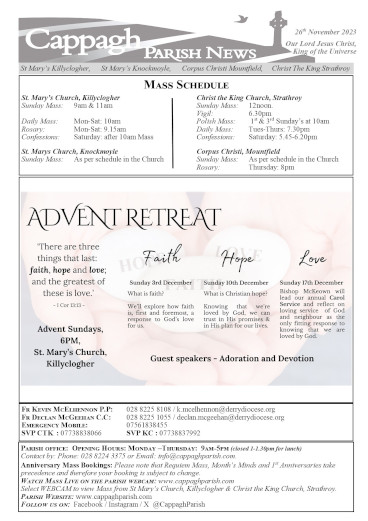 Parish Newsletter